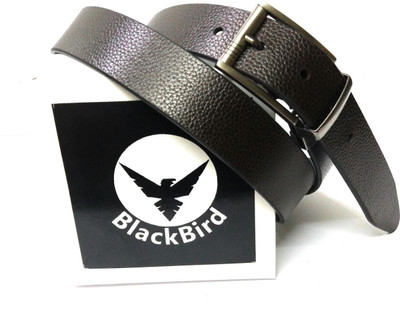 

BlackBird Men Multicolor Genuine Leather Belt, Black;brown