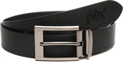 

Wild Buff Men Black Genuine Leather Belt