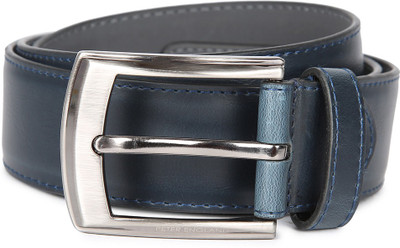 

Peter England Men Formal Blue Genuine Leather Belt, Navy
