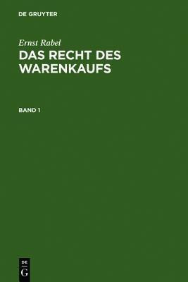 Rabel, Ernst; Rabel, Ernst(German, Hardcover, Rabel Ernst)