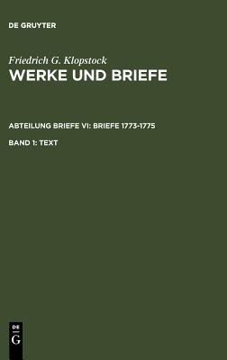 Text(German, Hardcover, Klopstock Friedrich G)