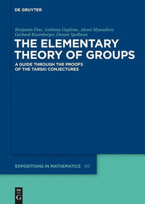 The Elementary Theory of Groups(English, Hardcover, Fine Benjamin)
