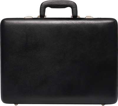 

OBANI Genuine Leather Briefcase Medium Briefcase - For Men(Black)
