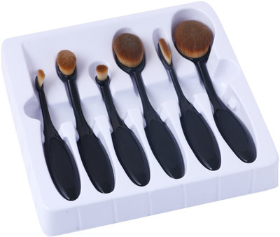 

Fasteck Fasteck- 6pcs Oval Makeup Brush Set Multipurose Personal & Professional Foundation Powder Brush Kit(Pack of 6)