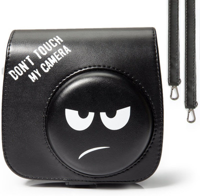

Caiul Emoji PU Leather Camera Bag(Black)