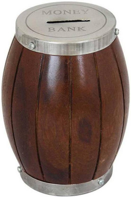 

Antique Villa World Avw00252A Coin Bank(Brown)
