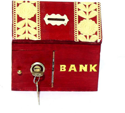

Antique Villa World Avw00252A Coin Bank(Red)