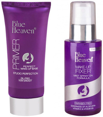 

Blue Heaven primer and Makeup Fixer - Mist Spray Formula(Set of 2)
