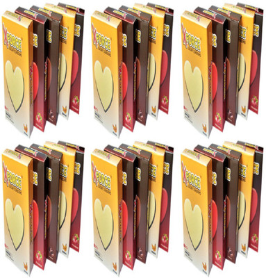 

XFORCE luxury Dotted & Multi Flavored Condoms 90's Condom(Set of 30, 90S)