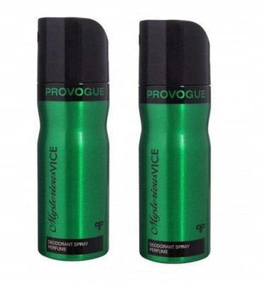 

Provogue Mysterious Vice long-lasting Deodorant Spray 150 ML each (pack of 2 PC) Body Spray - For Men & Women(300 ml, Pack of 2)