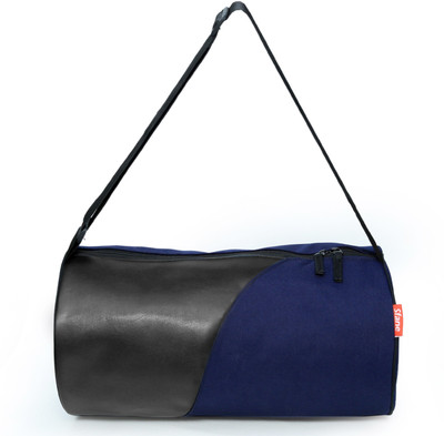 

Sfane Trendy Leatherite Sports Duffel Gym Bag(Blue, Black), Black;blue