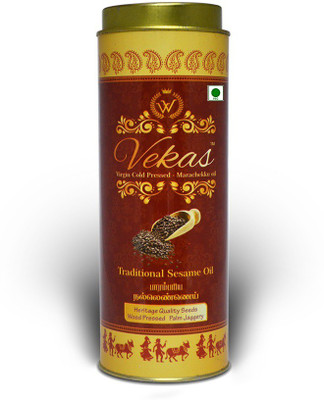 

Vekas Sesame Oil (1 ltr) Sesame Oil 1 L Tin