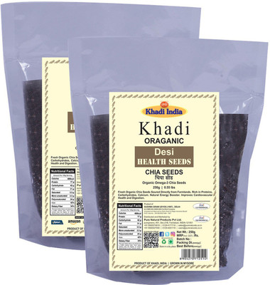 

Khadi Chia Seeds(250, Pack of 2)
