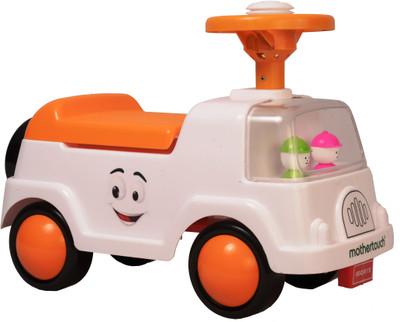 

Mothertouch Jumbo Rider Orange Jeep Non Battery Operated Ride On(Orange)