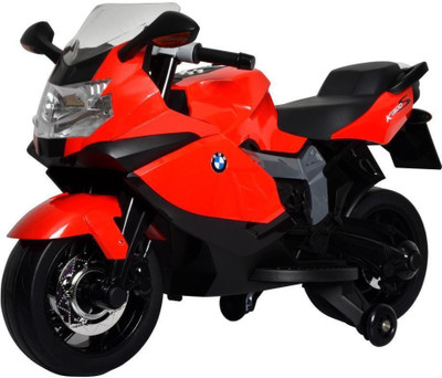 

BMW Bike Battery Operated Ride On(Maroon), Red;white