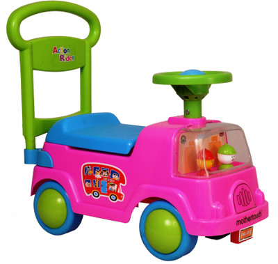 

Mothertouch Action Rider Pink Jeep Non Battery Operated Ride On(Pink)