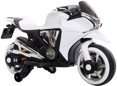 

Kids Bike Battery Operated Ride On(White)