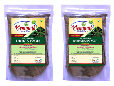 

Neminath Herbal Care 100% Natural Bhringraj Leaves (Eclipta Alba) Powder For Fighting Hair Fall Naturally (Pack Of 2)(200 Grams)(200 g)