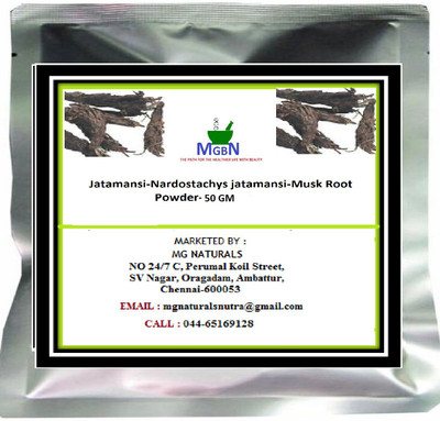 

MGBN Jatamansi-Nardostachys jatamansi-Musk Root-Powder-50 GM(50 g)