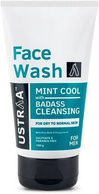 

Ustraa By Happily Unmarried - Mint Cool (Dry to Normal Skin) Face Wash(100 g)