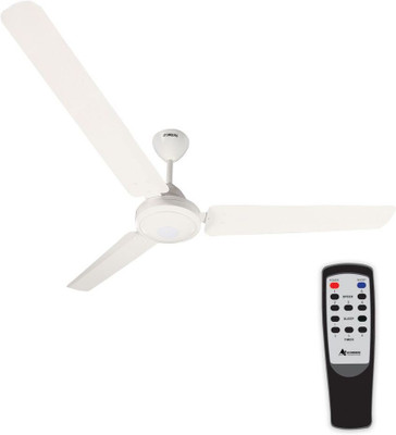 

Gorilla Efficio Energy Saving 5 Star Rated, Remote Control and BLDC Motor,1200mm 3 Blade Ceiling Fan(White, Pack of 1)