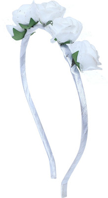 

SVAZ Floral Hair Band Hair Accessories Hair Band(White)