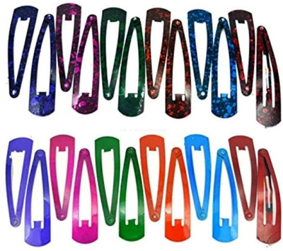 

shiviksha Tic tac hair clips pack of 24 Tic Tac Clip(Multicolor)