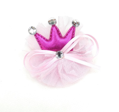 

fairytale pink crown hair clips Hair Clip(Pink)