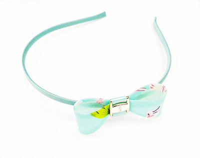 

fairytale printed bow hair band Head Band(Green)