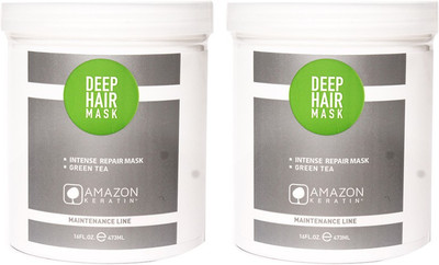 

AMAZON KERATIN DEEP HAIR MASK PACK OF TWO(946 ml)