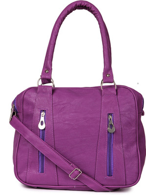 Farha Collection Hand-held Bag(Purple)