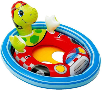 

Intex Shark See Me Sit Pool Float - Turtle Inflatable Pool(Multicolor)