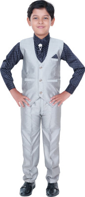 Aceline Boys Party(Festive) Shirt Pant(Blue)