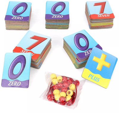 Kidzoo Maths Builder Learning Cards Multicolor - 75 Pieces(Multicolor)