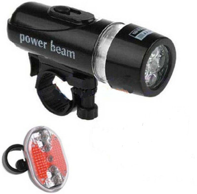 

PEDAL MACHINE frnt rear 2 mod bicycle light & 9 led 7 mod LED Front Rear Light Combo(Black)