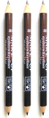 

AuraSkin MILAI EYEBROW AND LIP LINER PENCIL BROWN EYEBROW PENCIL BLACK EYEBROW PENCIL(BLACK, BROWN)