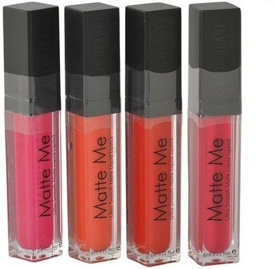 

Make Line Matte Me combo lipstick - Pack of 4(Multicolor)