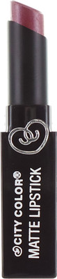 CITY COLOR Matte Lipstick L0050B - Pack of 3(Pansy)