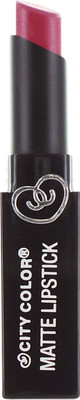 

CITY COLOR Matte Lipstick L0050A - Pack of 3(Fig)