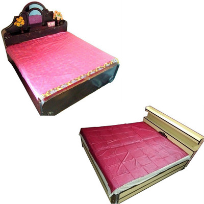

Deerosita Plastic Baby Bed Protecting Mat(Pink