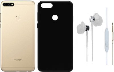 Highderabad Tech Cover Accessory Combo for HUAWEI HONOR 7C(White)