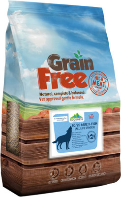 

Goodness Goodness 80/20 Multi - Fish Grain Free All Life Stages Dog Food With 80% Salmon, Haddock, Trout & Herring (10 Kg) Fish Dog Treat(10 kg)