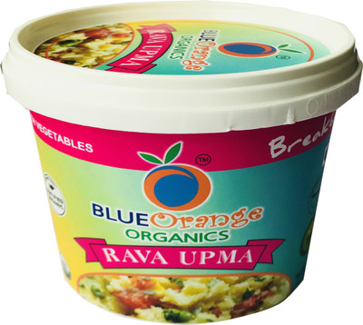 

Blueorange Ready To Eat Breakfast- Organic Rava Upma Pack of 4 240 g(Pack of 4)
