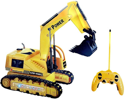 

Webby 5 Channel Super Power RC Excavator JCB Toy Truck(Multicolor)