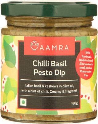 

AAMRA Chilli Basil Pesto Dip Dip(180 g)