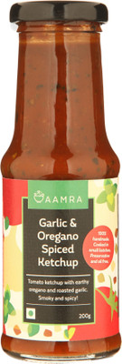 

AAMRA Garlic & Oregano Spiced Ketchup Ketchup(200 g)