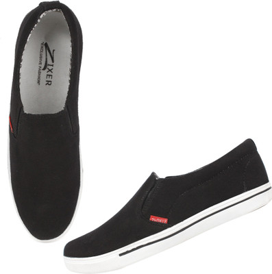 

Zixer Low Top Twist Slip On Sneakers For Men(Black