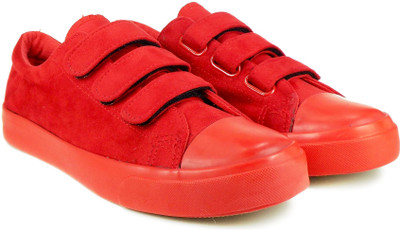 

Dockstreet Strap-on Series Sneaker Slip On Sneakers For Men(Red