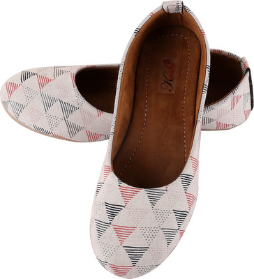 

Koshi Designer Fabric belle Bellies For Women(White
