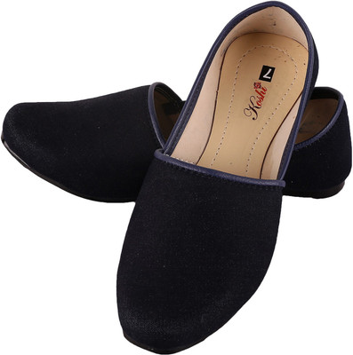 

Koshi Koshi Ethnic Denim Shoe Jutis For Men(Navy